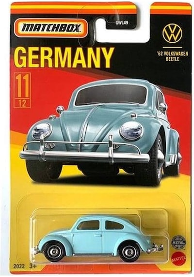 Matchbox Best Of Germany 62 Volkswagen Beetle Gwl49 Hfh54 Çok Renkli