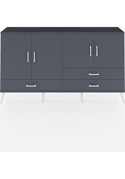 Arges Konsol 5 Raflı 3 Çekmeceli 4 Kapaklı 176x30x99 Antrasit-ant Antrasit-antrasit Arges Konsol 5 Raflı 3 Çekmeceli 4 Kapaklı 176x30x99 Antrasit-ant Antrasit-antrasit