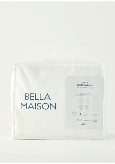 Bella Maison Bambu King Size Yorgan Beyaz 235x215 Cm Beyaz
