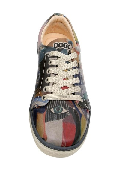 Kadın Vegan Deri Çok Renkli Sneakers - You Are Never Alone Tasarım