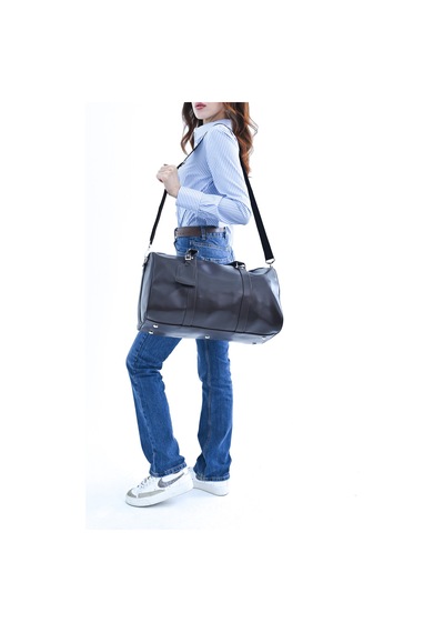 My Free Bag Gk Siyah Deri Unisex İş, Seyehat, Spor İçin El Çantası / Valizi Siyah