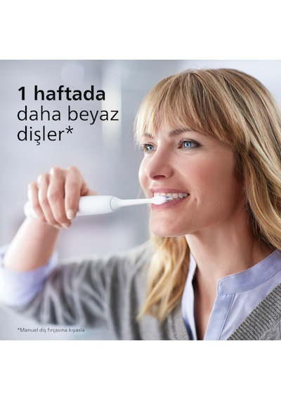 Philips Sonicare HX6062/87 - Optimal White - Sonic Şarjlı Diş Fırçası Yedek Başlıkları - 2'li Beyaz