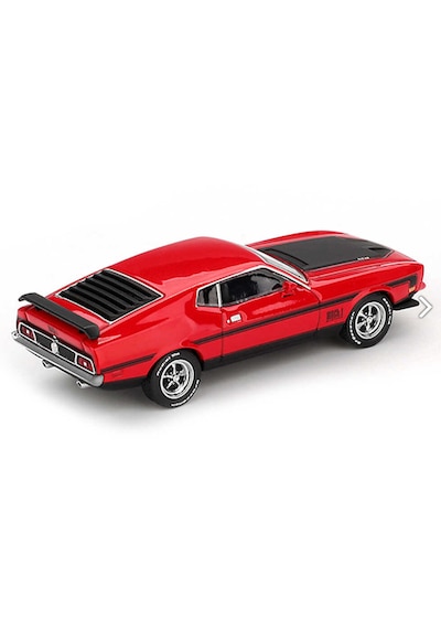 Mini Gt 1/64 Ford Mustang Mach1 1971 Race Red - Blister Paket 1122 Kırmızı
