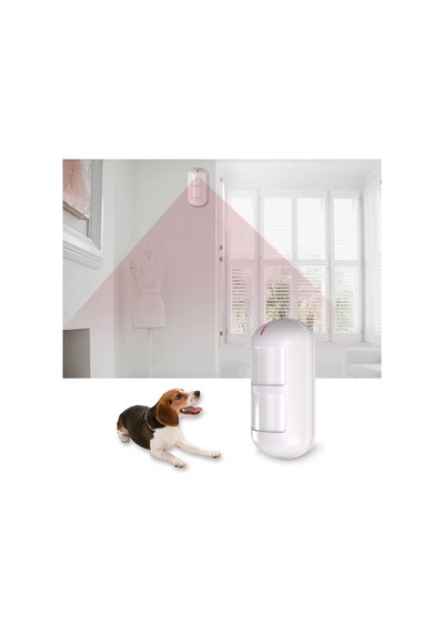 Kablosuz Anti-pet Alarmı Hareket Dedektörü, Bvaztvp Çift Algılama Penceresi Wifi Pır Hareket Sensörü, Piller Dahi