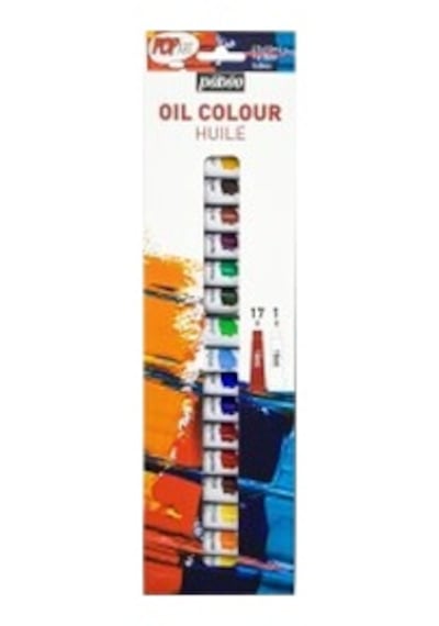 Pebeo Pop Art Yağlı Boya Set 17 Tüp 10ml+1 Tüp 15ml Çok Renkli