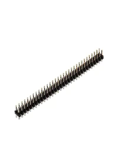 Koodmax 5 Adet 40 Pin 2x40 7.1mm Uzunluk 1.27mm 180 Derece Erkek - Erkek Pin Header - Krf114