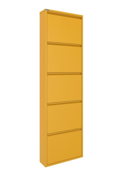 Ceha 5'li Metal Ayakkabılık - Hardal Sarısı/Mustard K.AYK-5/M1963