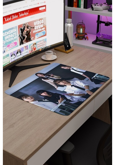 Pyramid Game K Drama Kdrama V4 48x40 Xl Gaming Kauçuk Kaymaz Taban Mouse Pad Fare Altlığı