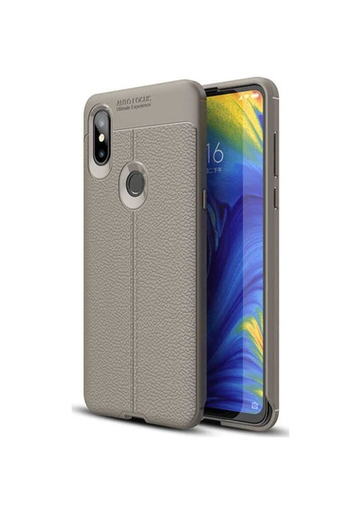 Xiaomi Mi Mix 3 Kılıf Deri Tarzı Niss Silikon Case