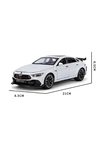 Brabus Rocket Tasarımlı 1:24 Ölçek Kapıları Ve Bagajı Açılan Gerçekçi Diecast Model Araba