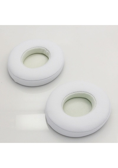 1 Set Peluş Yedek Kulak Yastıkları Beats Solo 2 Kulaklık İle Uyumlu White