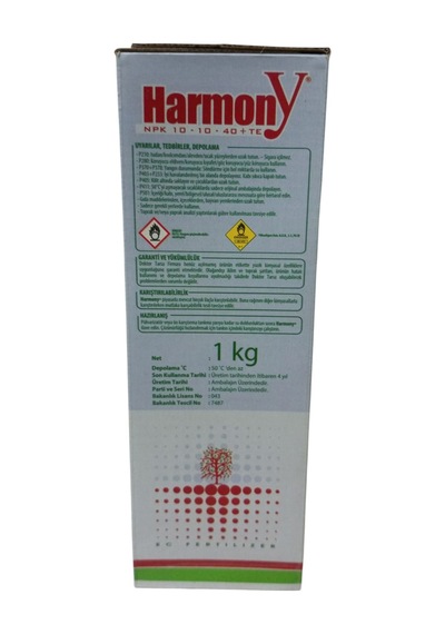Gübre Npk Harmony 10-10-40+Te Dr Tarsa 1KG