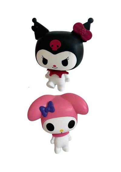 Kuromi My Melody Pop Oyuncak Karakter Figür 2'li Set 10cm