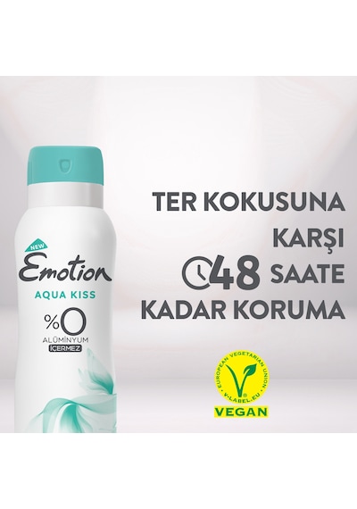 Emotion Aqua Kiss Kadın Sprey Deodorant 3 x 150 ML