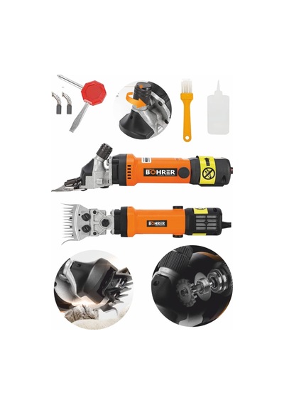 Böhrer Bh-kkm01 Pross 1350 Watt 6 Kademeli Koyun - Keçi Kırpma - Kırkma Tüy Alma Elektrikli Koyun Kesme Makası