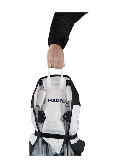 Madfox Moonchair Deluxe Katlanır Kamp Sandalyesi Siyah/gri Çok Renkli