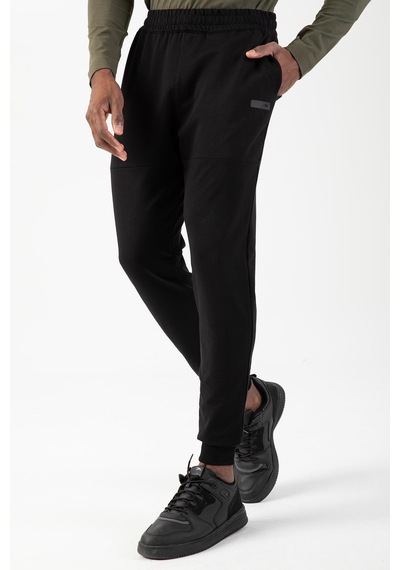 Maraton Sportswear Regular Erkek Ribana Paça Basic Siyah-siyah Eşofman Altı 21716-siyah-siyah Siyah - Siyah