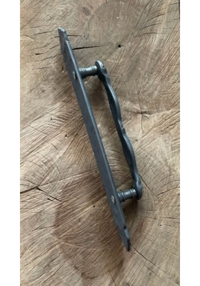 DEKORATİF PİRİNÇ OKSİT SİYAH KAPI KULPU KAPI ÇEKME KOLU 34CM