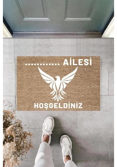 Dijital Baskı Kişiye Özel İç Kapı Dekorasyon Paspas Ps11277 Renkli