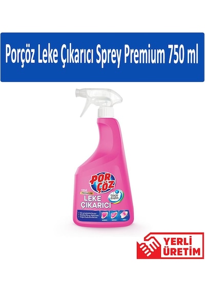 Porçöz Leke Çıkarıcı Sprey Premium 4 x 750 ML