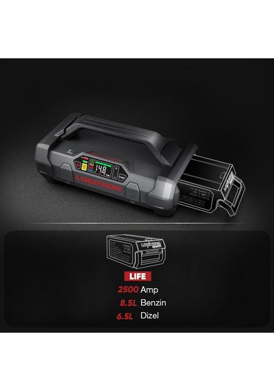 Lokithor Lıfe 12.8volt Lifepo4 2500a Takviye Gücü Apartx İle Uyu