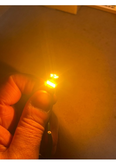 T10 W5w 12-24v Turuncu Amber Led Exclusive Serisi 2 Li Blister