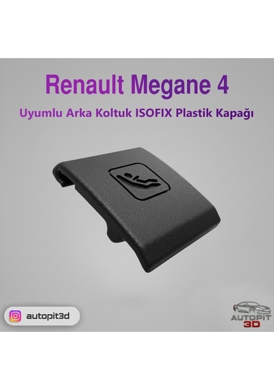 Renault Megane 4 Uyumlu Arka Koltuk Isofıx Plastik Kapağı