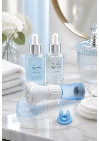 Hydra Derma System 140 Microneedling Serum Applicator 140 İğneli Hydra Needle Cilt Bakım Kalemi Anti Aging Gözenek Sıkılaştırıcı Serum Uygulama Cihazı