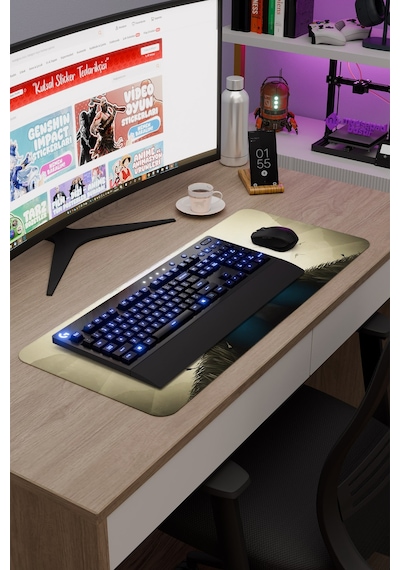 Shadow Of The Colossus Dikişli Kauçuk Oyuncu Mousepad V3 - 70x30 Xl Gaming Mouse Pad