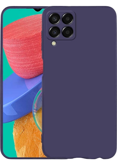 Smcase Samsung Galaxy Uyumlu M33 Kılıf Kamera Korumalı Premier Silikon Siyah