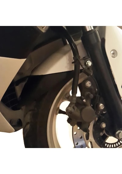 GP Kompozit  Yamaha NMAX 125 / 155 2015-2024 Uyumlu Ön Çamurluk Uzatma Siyah