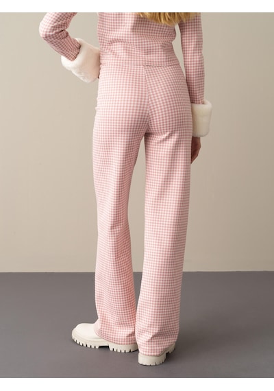 Xint Pembe Regular Fit Pamuklu Pantolon 470357