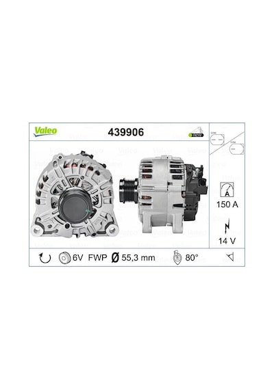 VALEO 439906 Alternatör Ford B-Max.Fiesta Vı. Focus III. S60