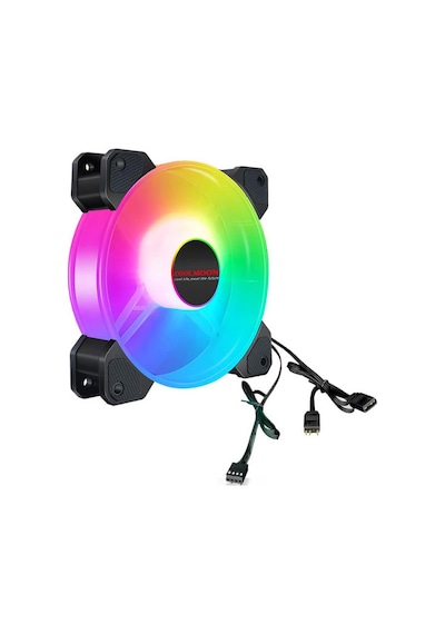 Coolmoon Yuhuan12cm Argb Kasa Fanı - 120mm Pc Fan - 5v 3pin Pwm Bağlantı