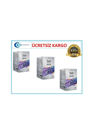 Ocean Daily One Energy 30 Tablet 3'lü Paket
