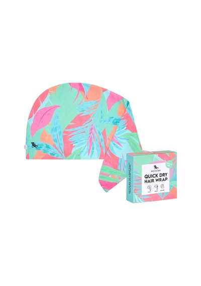 Dock And Bay Saç Havlusu Design Hot Tropics Çok Renkli