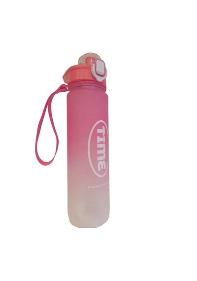 Askılı Hacim Göstergeli Koku Yapmaz Matara 1 Litre Pembe Plastik Diğer