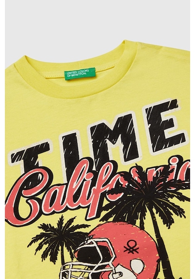 United Colors Of Benetton Erkek Çocuk Bnt T-shirt - Sarı SARI