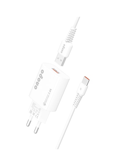 Onopo Type-C Usb 3.4A Hızlı Şarj Cihazı 18 W - X7 Onopo Type-C Usb 3.4A Hızlı Şarj Cihazı 18 W - X7