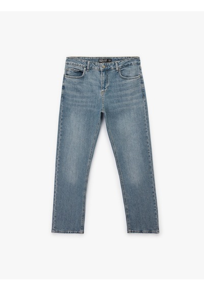 Koton Normal Bel Pamuklu Cepli Straight Fit Jean Pantolon - Mark Jean İndigo Stone 6sam40020nd İndigo - Taş Koton Normal Bel Pamuklu Cepli Straight Fit Jean Pantolon - Mark Jean İndigo Stone 6sam40020nd İndigo - Taş