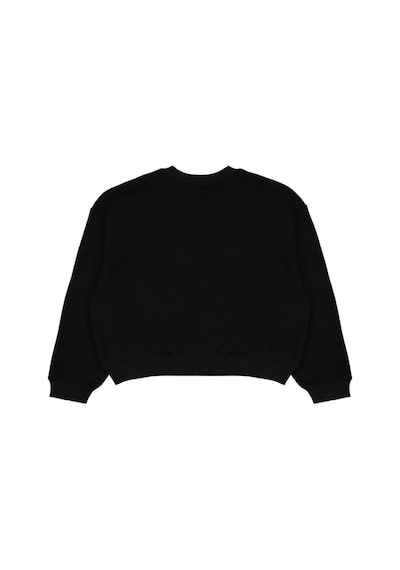 Civil Girls Düz 10-13 Yaş Sweatshirt Siyah