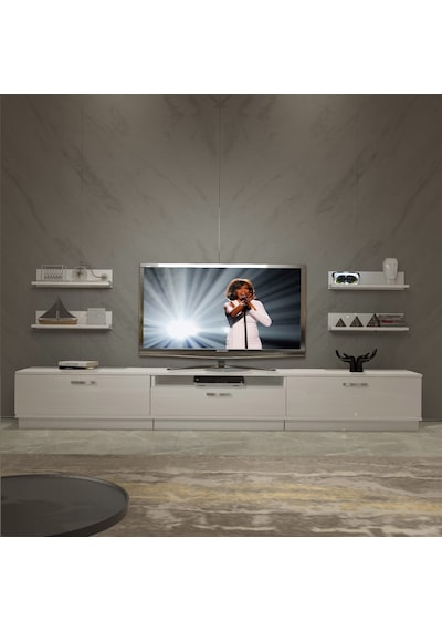 Decoraktiv Trendstyle 270r Mdf Tv Ünitesi Tv Sehpası Beyaz