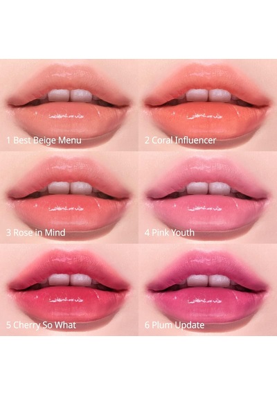 Kalıcı, Pigmentli, Parlak Bitişli Tint Ink Mood Glowy Tint 01 Best Beige Menu Çok Renkli