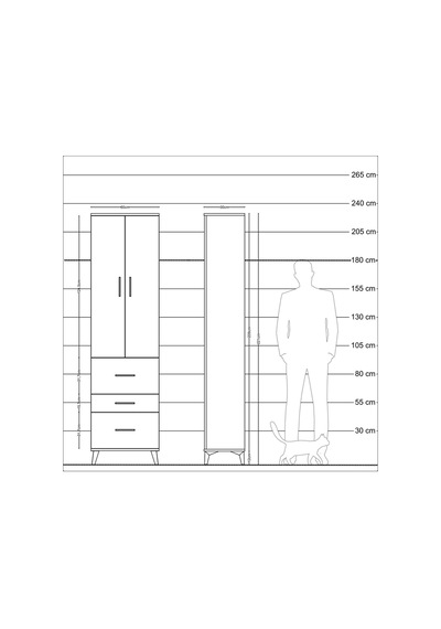Arges Dolap 2 Raflı 3 Çekmeceli Tek Askılı 60x30x221 Aytaşı-aytaşı Aytası Arges Dolap 2 Raflı 3 Çekmeceli Tek Askılı 60x30x221 Aytaşı-aytaşı Aytası