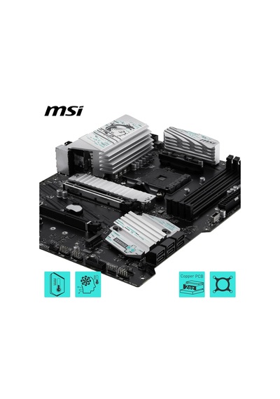 B550 Gamıng Wıfı Am4 Anakart, Ddr4 4400mhz, Pcıe 4.0, Wi-fi 5, 1g Lan, Usb 10gbps, Atx