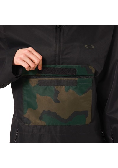 Oakley Oakley Divisional Rc Shell Anorak Erkek Siyah Snowboard Ceketi 14573