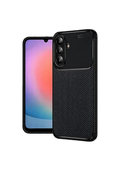 Samsung Galaxy Uyumlu A27 5g Kılıf Karbon Silikon Case Siyah