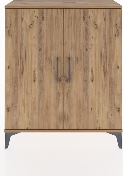 Arges Şifonyer Tek Raflı 2 Kapaklı 88x30x106 Çam-çam Çam