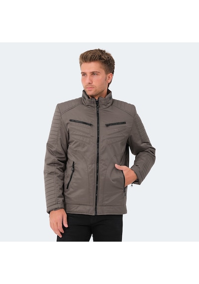 Slazenger GALIT Erkek Mont &amp; Kaban Koyu Gri