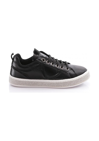 Dgn 22512 Kadin Sade Beğcikli Kenarlari Taşli Sneaker Ayakkabi 22512-1571-R8965 Siyah Dgn 22512 Kadin Sade Beğcikli Kenarlari Taşli Sneaker Ayakkabi 22512-1571-R8965 Siyah